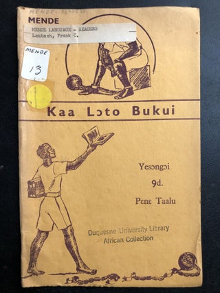 Item #H31375 Kaa Loto Bukui: Mende elementary language reader & speller. Frank C. Laubach