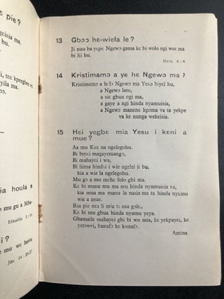 Mende language Catechism: Kpembo Golei kooloni Ngewo Hindeisia ma ke Yesu Kristi Levui