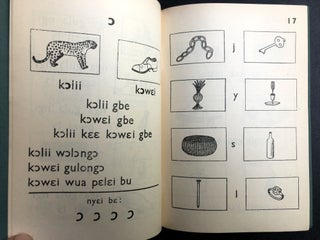Mende language "My First Reading Book" (1957) - Nya Haala Gaa Golei