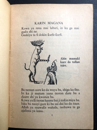 Hausa book of Proverbs, illustrated; Karin Magana