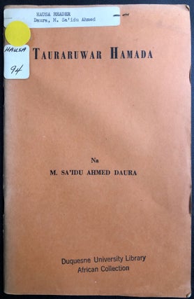 Item #H31465 Hausa novel: Tauraruwar Hamada -- Star of the Desert. Sa'idu Ahmed Daura