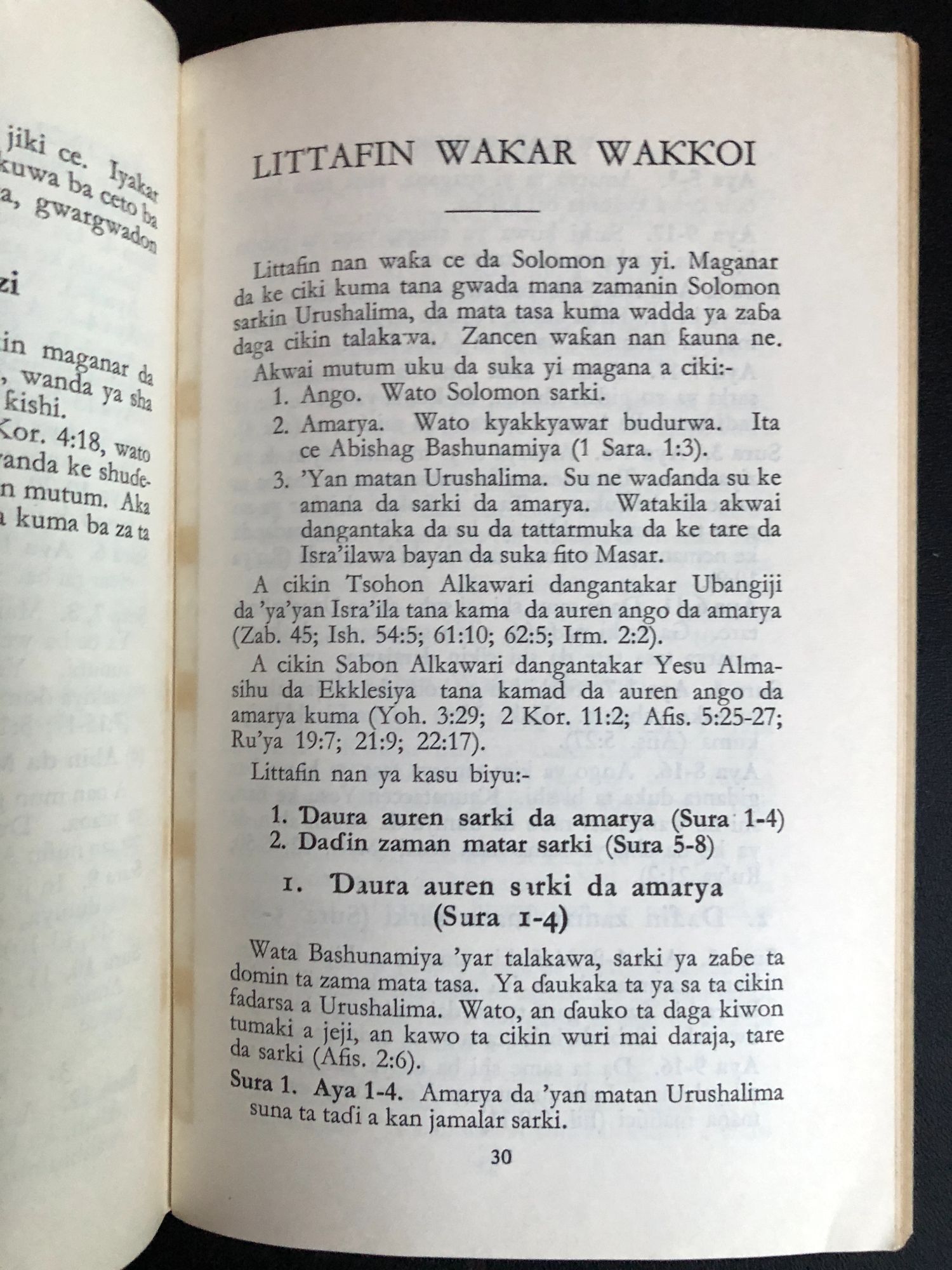 Hausa language Thinking Through the Bible, Part 2: Job to Malachi ...