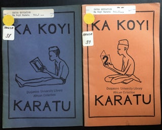 Item #H31518 Hausa books on learning to read: Ka Koyi Karatu, Vols. 1 & 2