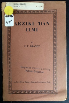 Item #H31530 Hausa language book on business advice: Prosperity from Knowledge; Arziki Dan Ilmi....