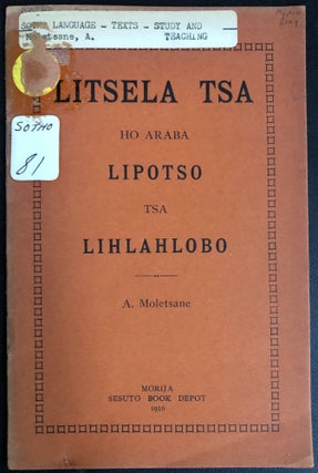 Item #H31548 Sesotho language Study Guide and Answers to Exam Questions: Litsela tsa ho araba...