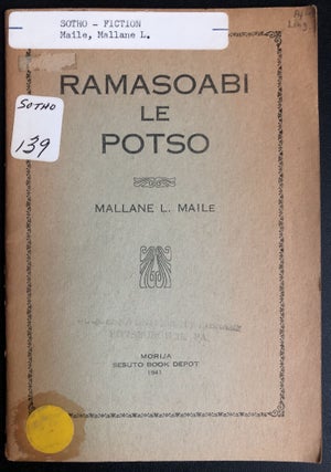 Item #H31554 Sesotho language play: Ramasoabi le Potso. Mallane L. Maile