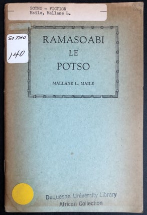 Item #H31555 Sesotho language play: Ramasoabi le Potso. Mallane L. Maile