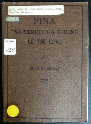 Item #H31573 Sesotho language Songs for the Feast Days of the Church, Book 2; Pina tsa mekete ea...