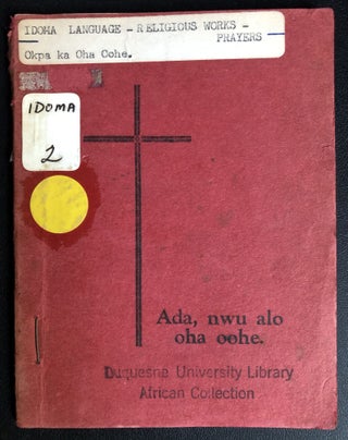 Item #H31594 Prayer study book in Idoma / Igbo (Nigerian language): "I Am A Man of Peace," Okpa...