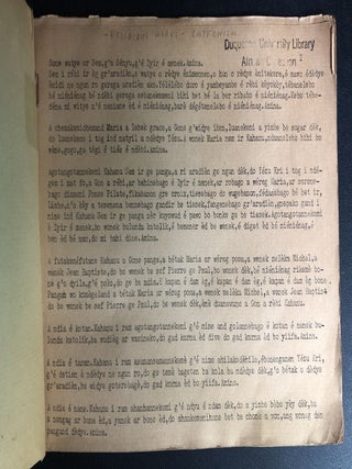 Catechisme Bassari - rare catechism in Bassari language (Guinea and Senegal)