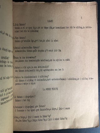 Catechisme Bassari - rare catechism in Bassari language (Guinea and Senegal)