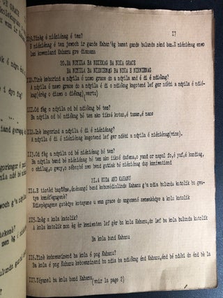 Catechisme Bassari - rare catechism in Bassari language (Guinea and Senegal)