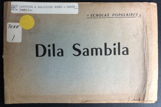 Item #H31607 Catholic funereal rites in Teke language: Dila-Sambila, la veillée funèbre des...