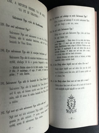 Ewondo language Cathechism for Catholics; Katekismus ya nyebë katolik
