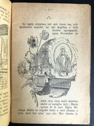 Ewondo language book of Catholic stories, some set in Africa: Etalien Mesimba