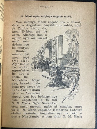 Ewondo language book of Catholic stories, some set in Africa: Etalien Mesimba