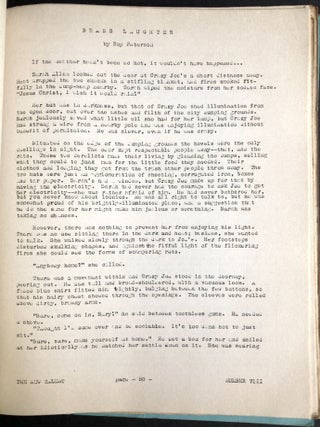 The New Talent, The Advance Guard Quarterly no. VIII (April - May - June, 1935) - contributor's own copy