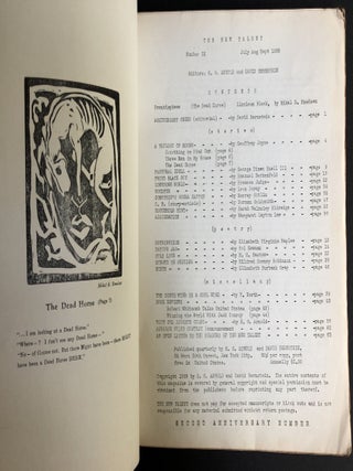The New Talent, The Advance Guard Quarterly no. IX, July- August - September 1935 -- contributor's copy