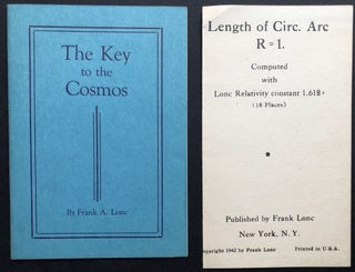 Item #H31667 The Key to the Cosmos, an introduction (1940); a revised and extended edition of...