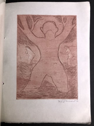 Poemas de la Amarga Posesion, one of 50 signed by Arellano, signed etchings by Paredes