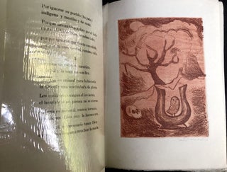 Poemas de la Amarga Posesion, one of 50 signed by Arellano, signed etchings by Paredes