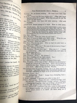 Dramatised Version of 'Pickwick Papers': 'The Pickwickians.' A play in three acts