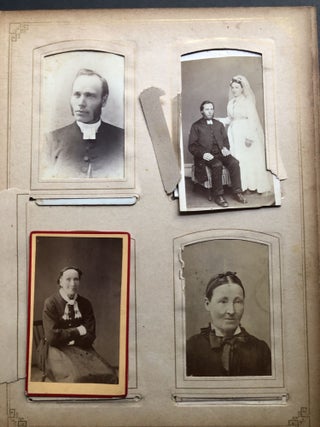 1870s-1880s album of Swedish-American families in LaPorte Indiana