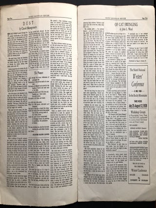 Rocky Mountain Review, Spring 1938, Vol. 2 no. 4