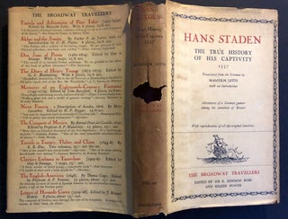 Item #H31808 Hans Staden, the True History of his Captivity, 1557. Hans Staden, transl Malcolm Letts