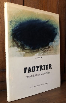 Item #H31884 Fautrier "Matiere et Memoire" G. C. Argan