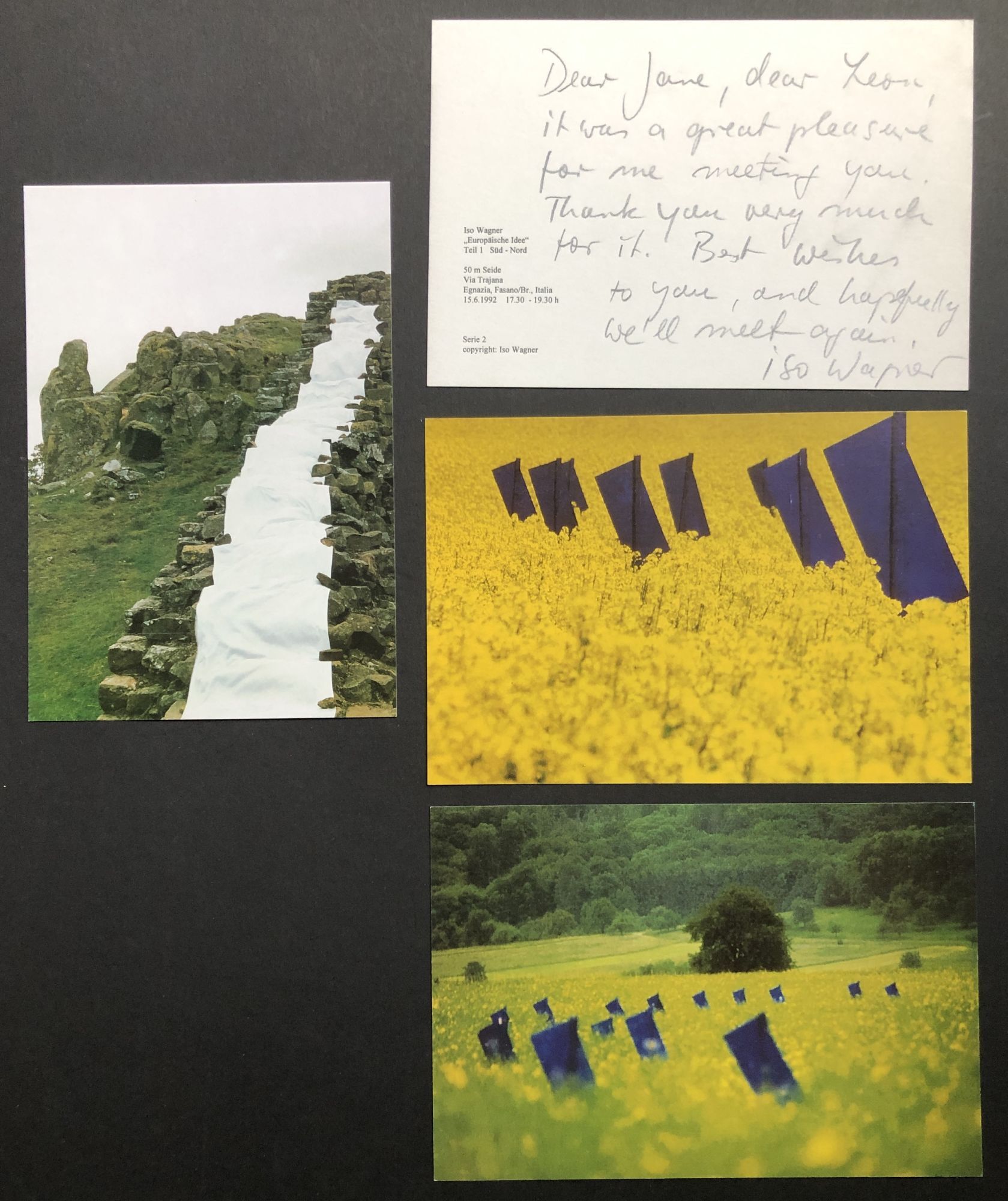 Iso Wagner, Land Art, Installationen, Farbobjekte, Ausgewahlte Arbeiten ...