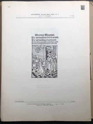 Veröffentlichungen der Gesellschaft für Typenkunde des XV. Jahrhunderts. Jahrgang XVII-XVIII 1923/1924. Tafel 1351-1500