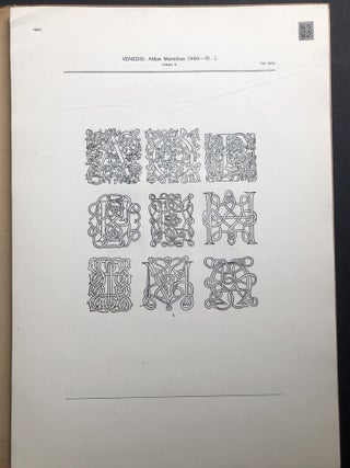 Veröffentlichungen der Gesellschaft für Typenkunde des XV. Jahrhunderts. Jahrgang XIX-XX, 1925/1926, Tafel 1501-1630