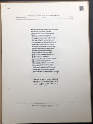 Veröffentlichungen der Gesellschaft für Typenkunde des XV. Jahrhunderts. Jahrgang XIX-XX, 1925/1926, Tafel 1501-1630