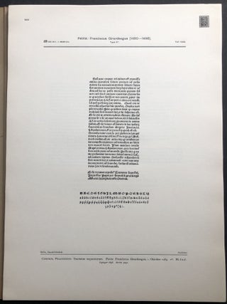 Veröffentlichungen der Gesellschaft für Typenkunde des XV. Jahrhunderts. Jahrgang XXIII-XXIV, 1929/1930, Tafel 1794-1888