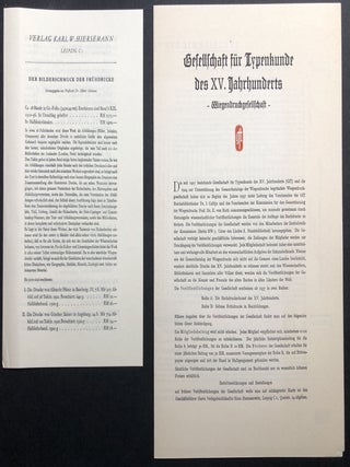 Veröffentlichungen der Gesellschaft für Typenkunde des XV. Jahrhunderts. Jahrgang XXIX-XXX, 1935/1936, Tafel 2151-2275
