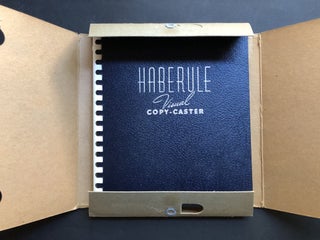 Item #H32030 Haberule Visual Copy-Caster (1959). Haberule Co