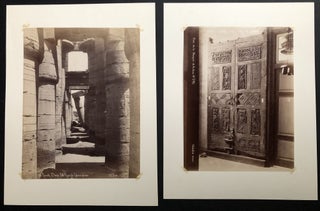 21 large photographs ca. 1890 of Egyptian monuments, antiquities, mosques, people