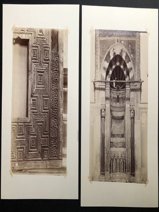 21 large photographs ca. 1890 of Egyptian monuments, antiquities, mosques, people