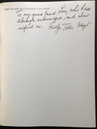 Three Decades of Sculpture, inscribed to Leon Arkus; Museum of Art, Carnegie Institute, Pittsburgh...May 5 - July 9, 1978