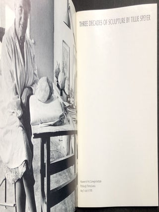 Three Decades of Sculpture, inscribed to Leon Arkus; Museum of Art, Carnegie Institute, Pittsburgh...May 5 - July 9, 1978