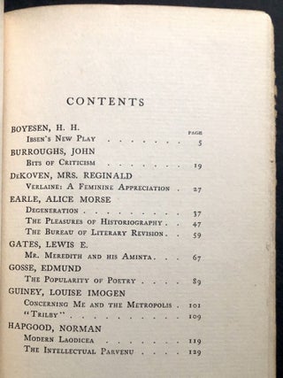Chap-Book Essays