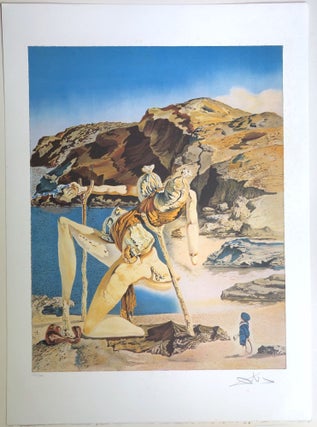 Item #H32365 The Spectre of Sex Appeal, large original signed lithograph. Salvador Dali