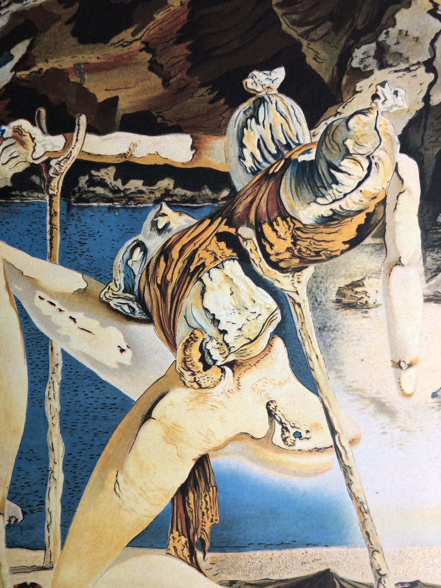 The Spectre Of Sex Appeal Large Original Signed Lithograph Salvador Dali 