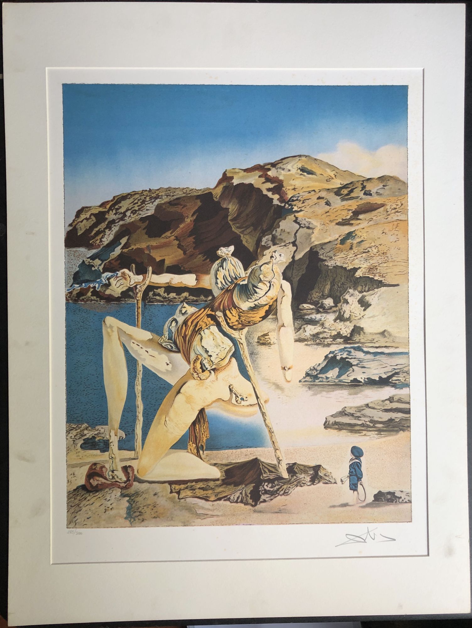 The Spectre of Sex Appeal, large original signed lithograph | Salvador Dali