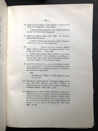 Research papers from the International Symposium on the History of Cairo (1969), 2 vols.; Abh ath al-nadwah al-dawliyah li-t r kh al-Qahirah, Mariss-Abril 1969.