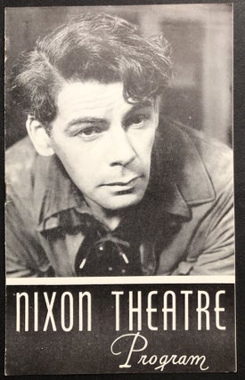 Item #H32574 1940 program for "The Streets of Paris" signed by Bobby Clark at Nixon Theatre,...