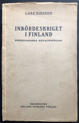Item #H32658 The 1918 Civil War in Finland, Psychological Notes: Inbordeskriget i Finland,...