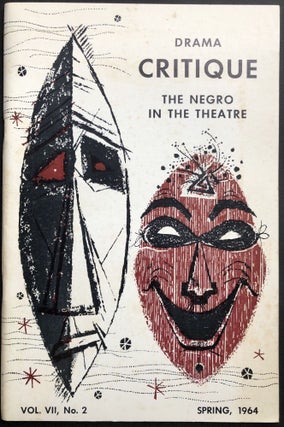 Item #H32664 Drama Critique, Spring 1964: The Negro in the Theatre. Langston Hughes, Zora Neal...
