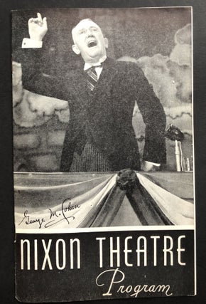 Item #H32700 1938 Nixon Theatre program "Herod and Mariamne" signed Katharine Cornell & Fritz...